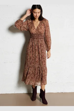 Bash Robe midi imprimée