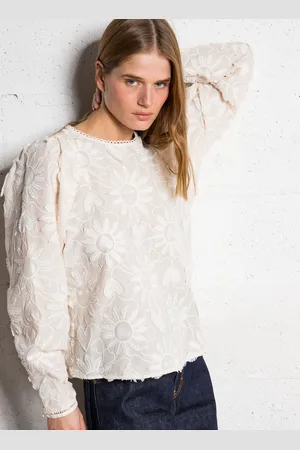 Fabienne Chapot Top droit brodé en coton