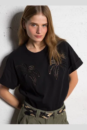 Le Temps des Cerises Tee-shirt oversize col rond en coton