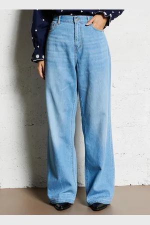 Bellerose Jean large en coton mélangé
