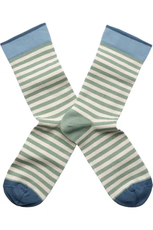 Bonne Maison Chaussettes hautes à rayures