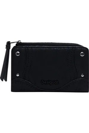 Desigual Porte-monnaie à broderies et clous