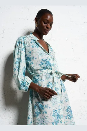 Antik Batik Robe longue imprimée en coton