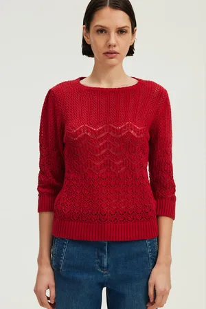 Pablo Pull en crochet de coton mélangé