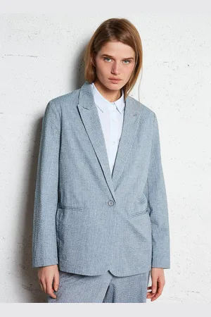 BELLA JONES Veste tailleur droite rayée