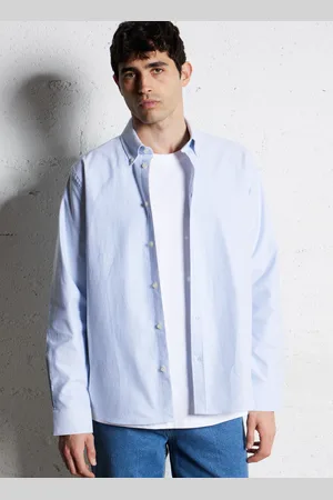 Les Deux Chemise col classique en coton mélangé