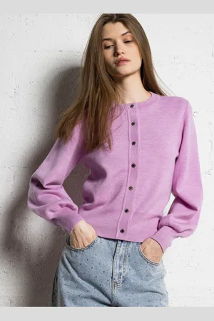 Berenice Gilet col rond en laine