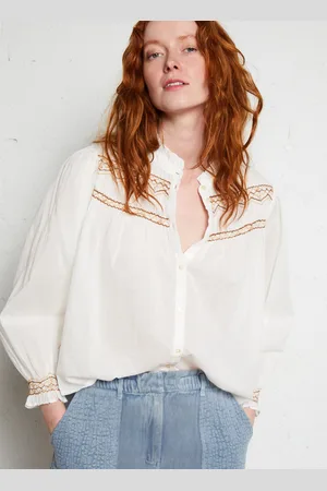 Louise Misha Blouse col rond en coton organique