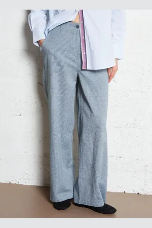 BELLA JONES Pantalon droit rayé