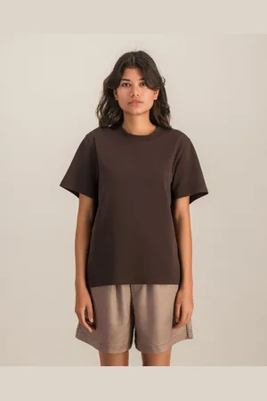 Angarde T-shirt femme coton bio, chocolat