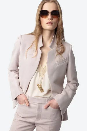Zadig & Voltaire Veste de tailleur en coton mélangé
