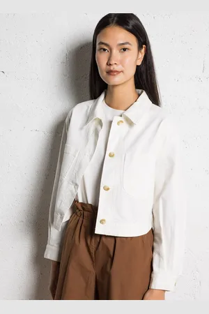 The Korner Veste oversize col classique en coton mélangé