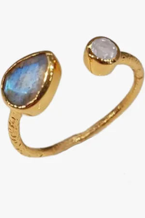 Ginandger Bague labradorite