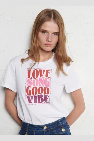 La Petite Etoile Tee-shirt droit col rond en coton