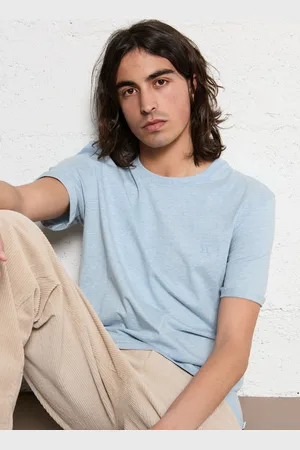 Les Deux Tee-shirt chiné droit en coton