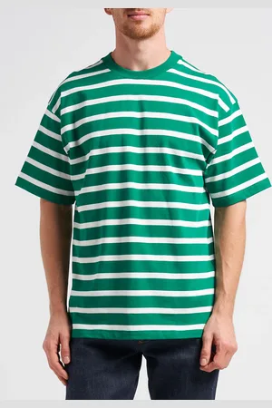 minimum Tee-shirt col rond rayé en coton bio