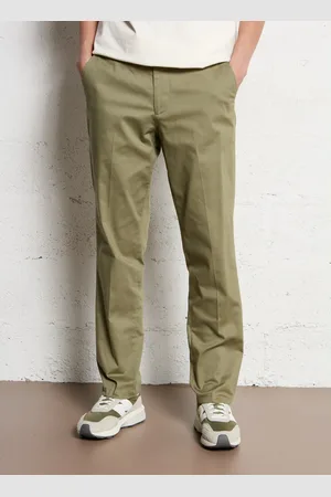 Les Deux Pantalon droit en coton mélangé