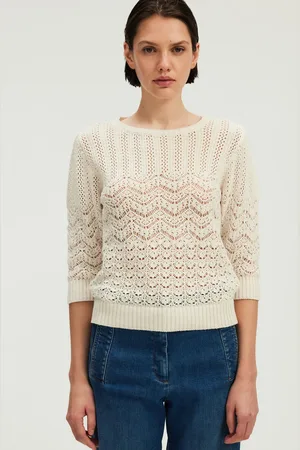 Pablo Pull en crochet de coton mélangé
