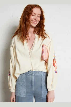 Louise Misha Blouse ample à broderies