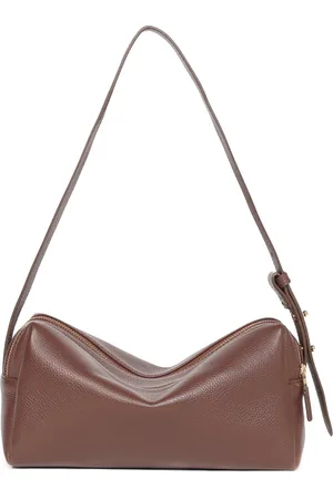 Elleme Sac trousse en cuir grainé