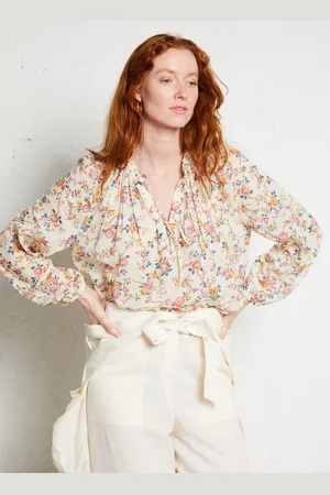 Louise Misha Blouse fleurie en coton bio