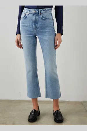 Rails Jean cropped en coton mélangé