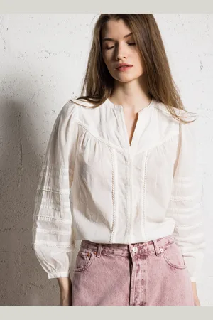 Bash Blouse col tunisien en coton