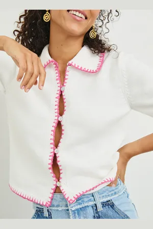 Rails Gilet col chemise en coton
