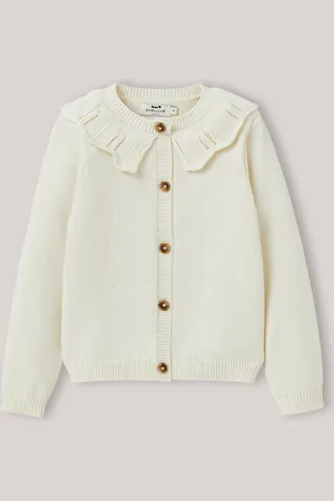 CYRILLUS Cardigan à col pointelle