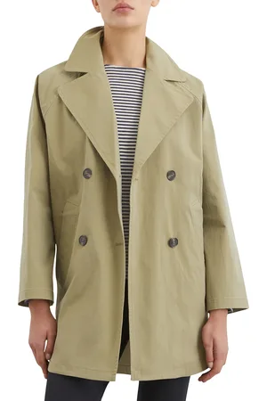 Marc O’ Polo Trench droit en coton mélangé