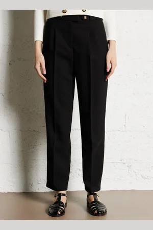 Bash Pantalon taille haute carotte à boutons