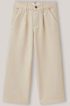 CYRILLUS Pantalon large en denim couleur