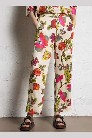 BELLA JONES Pantalon large imprimé