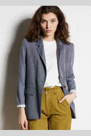 The Korner Veste tailleur en lin mélangé