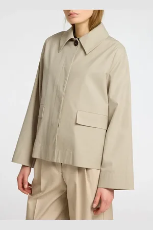 SELECTED Veste droite boutonnée à écharpe
