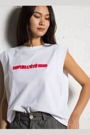 Bellerose Tee-shirt ample col rond en coton