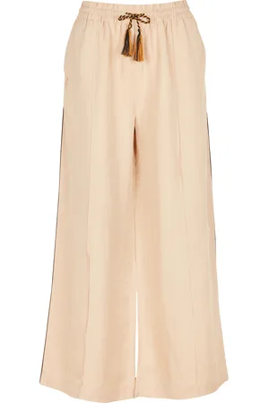 Scotch&Soda Pantalon palazzo en lin mélangé