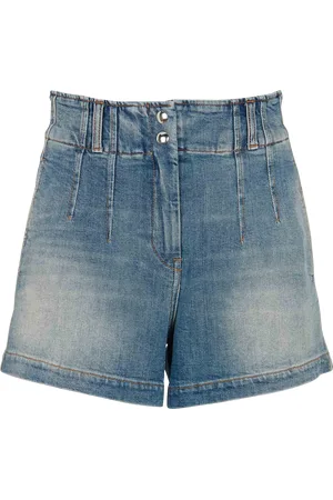 IRO Short taille haute en denim stretch