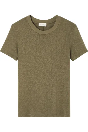 American Vintage Tee-shirt col rond droit en coton