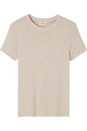American Vintage Tee-shirt col rond droit en coton