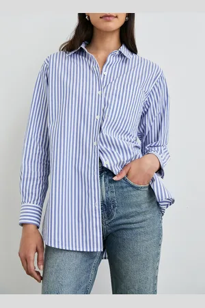 Rails Chemise droite rayée en coton
