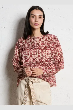 La Petite Etoile Chemise droite imprimée en coton