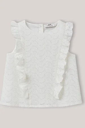 CYRILLUS Blouse broderie anglaise