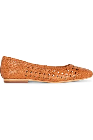 JB Martin Ballerines en cuir tressé