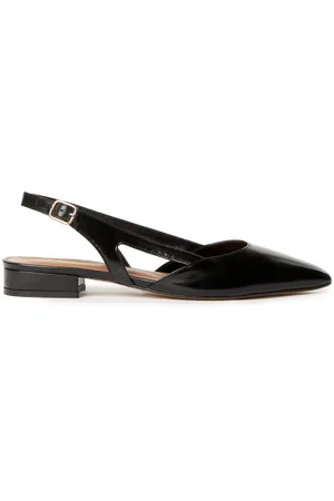 Saison 1865 Mules pointues en cuir