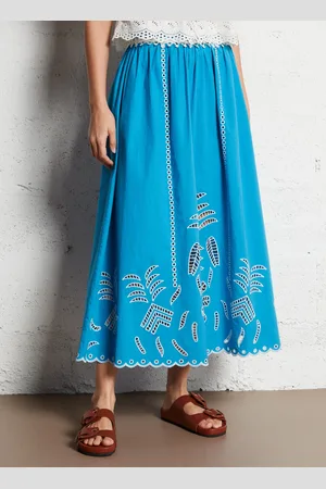 Petite Mendigote Jupe midi en coton