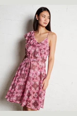 Antik Batik Robe courte en coton imprimé