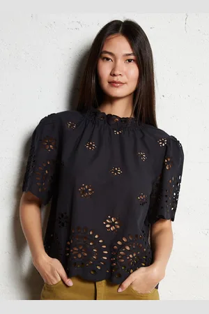 Bellerose Top Col Volanté en coton