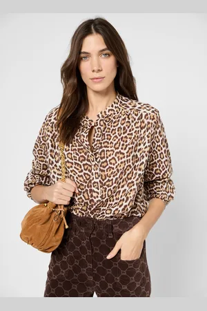 Gerard Darel Top droit en coton imprimé