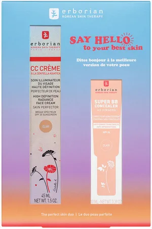Erborian Kit cc crème x super bb concealer